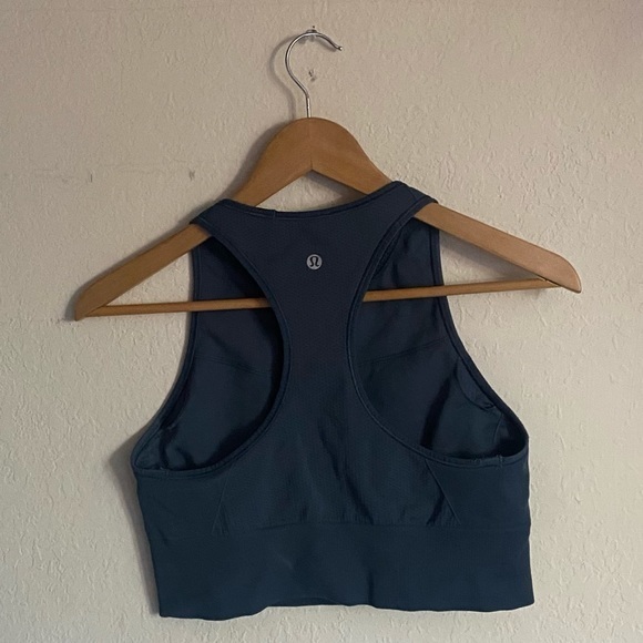 Lululemon Athletica Navy Blue‎ Sports Bra ( 8 ) - Picture 4 of 9